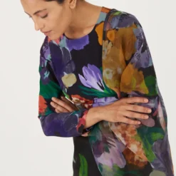 YAM Farah Floral Printed Blouse 11 YAM Farah Floral Printed Blouse -Outlet Loometta Store 21223yam34 3