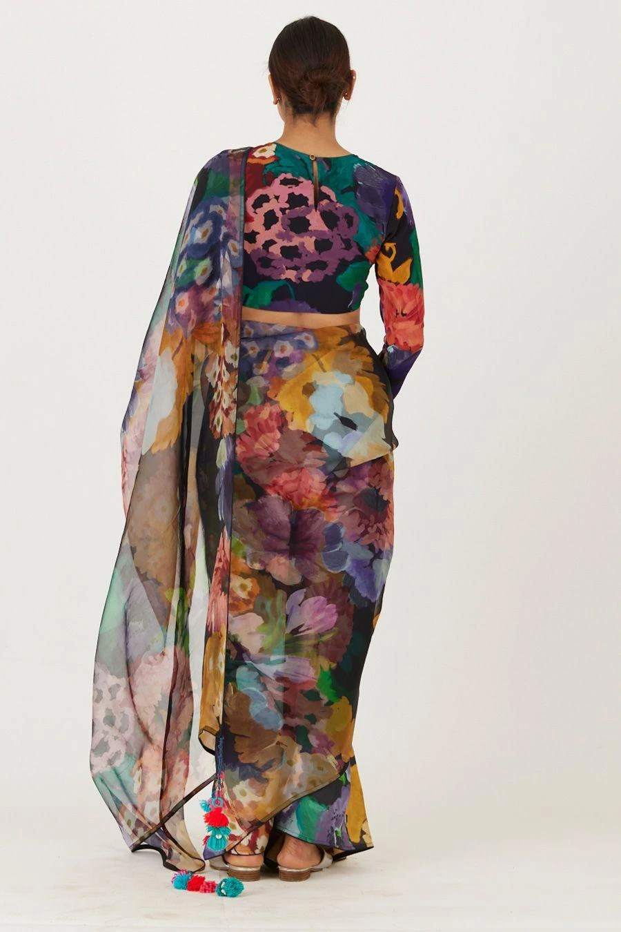 YAM Farah Floral Printed Blouse 9 YAM Farah Floral Printed Blouse - Image 7