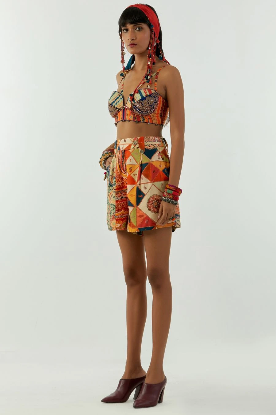 Aseem Kapoor Multicoloured Embellished Kama Blouse 4 Aseem Kapoor Multicoloured Embellished Kama Blouse - Image 2