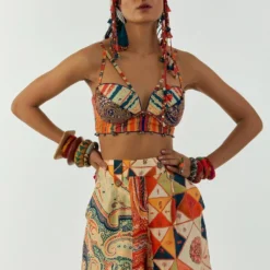 Aseem Kapoor Multicoloured Embellished Kama Blouse 7 Aseem Kapoor Multicoloured Embellished Kama Blouse -Outlet Loometta Store 2211ask40 3