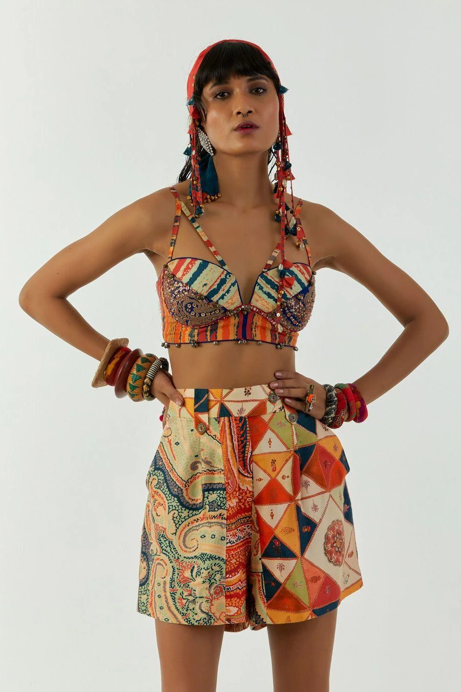 Aseem Kapoor Multicoloured Embellished Kama Blouse 5 Aseem Kapoor Multicoloured Embellished Kama Blouse - Image 3