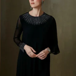 Namrata Joshipura Black Hand Embroidered Jumpsuit -Outlet Loometta Store 2212nj01 6