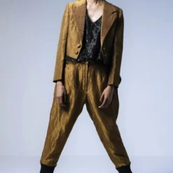 Shorshe Copper Gold Jogger Pants