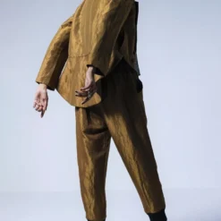 Shorshe Copper Gold Jogger Pants -Outlet Loometta Store 2301se15 3