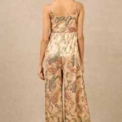 Tarun Tahiliani Multicoloured Paisley Printed Jumpsuit -Outlet Loometta Store 231023tt31 4 1