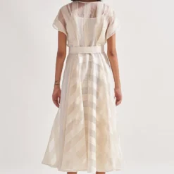 Amrich Koko Striped Wrap Dress -Outlet Loometta Store 23623amr2 5