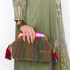 Heirloom By Rara Avis Sage Green Hamsa Embroidered Column Dress -Outlet Loometta Store 23rh48 3