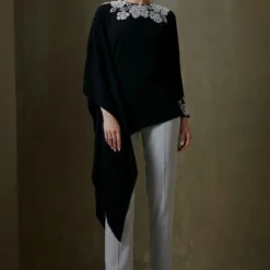 Namrata Joshipura Black Pearl Vine Asymmetric Top -Outlet Loometta Store 2411nj1 2