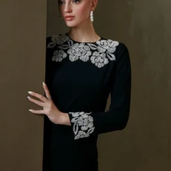 Namrata Joshipura Black Pearl Vine Asymmetric Top -Outlet Loometta Store 2411nj1 4