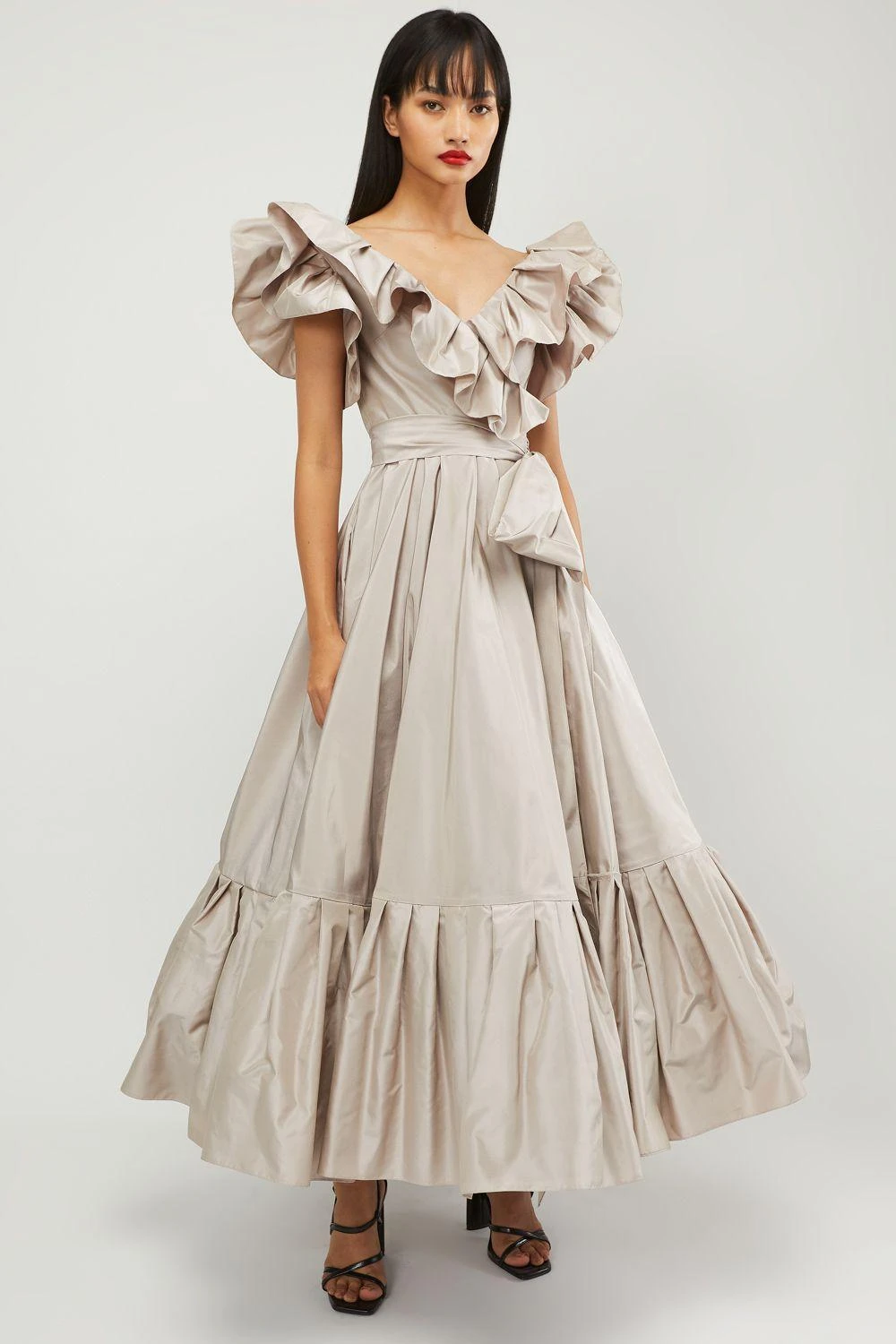 Gauri & Nainika Oyster Wrap Dress 3 Gauri & Nainika Oyster Wrap Dress