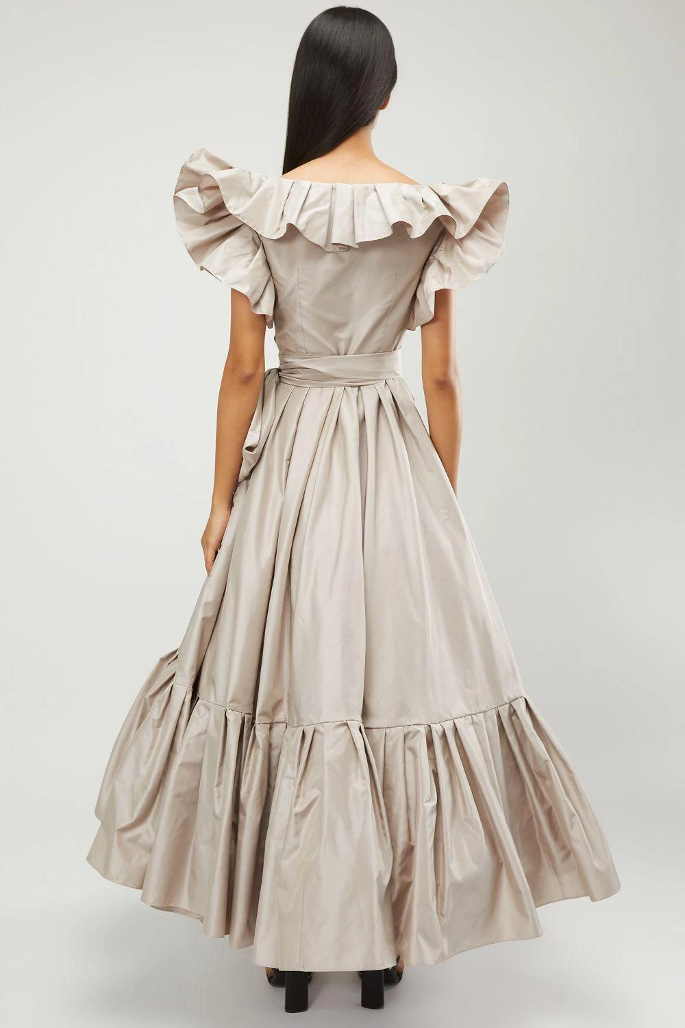 Gauri & Nainika Oyster Wrap Dress 5 Gauri & Nainika Oyster Wrap Dress - Image 3