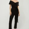 Gauri & Nainika Black Off Shoulder Jumpsuit -Outlet Loometta Store 248g n23 1