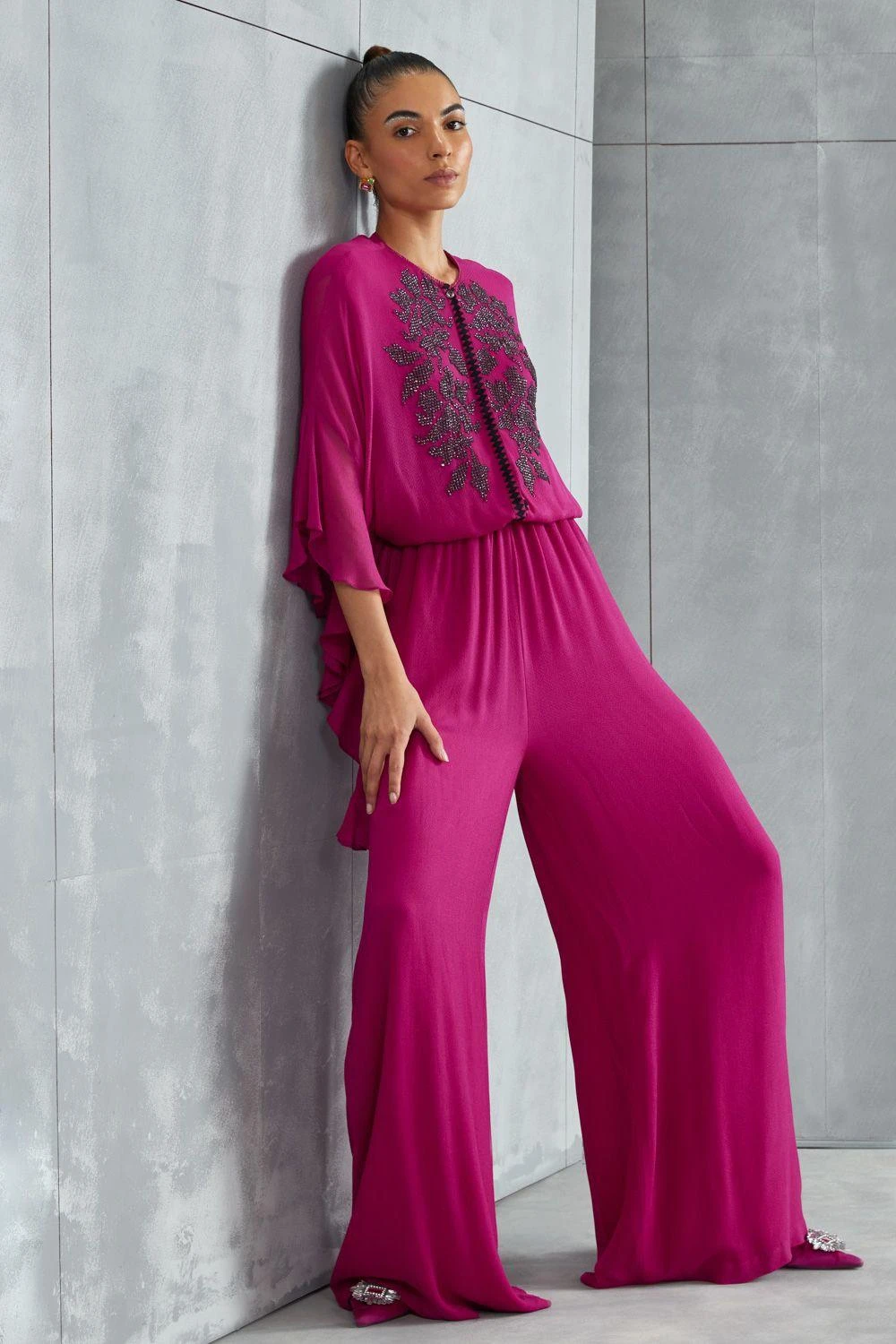 Namrata Joshipura Luna Frill Sleeve Jumpsuit 4 Namrata Joshipura Luna Frill Sleeve Jumpsuit - Image 2