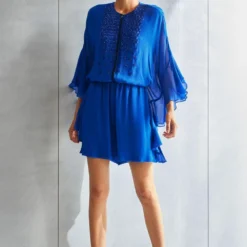 Namrata Joshipura Metallic Hexa Boxy Romper