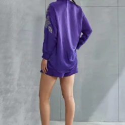 Namrata Joshipura Wild Violet Boxy Shirt 9 Namrata Joshipura Wild Violet Boxy Shirt -Outlet Loometta Store 25723nj48 4