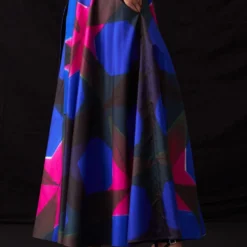 Amrich Arra Handcrafted Shibori Skirt -Outlet Loometta Store 25923aml4 3