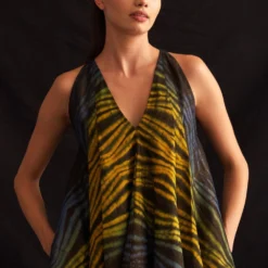 Amrich Ria Shibori Patterned Swing Shirt -Outlet Loometta Store 25923aml64 4