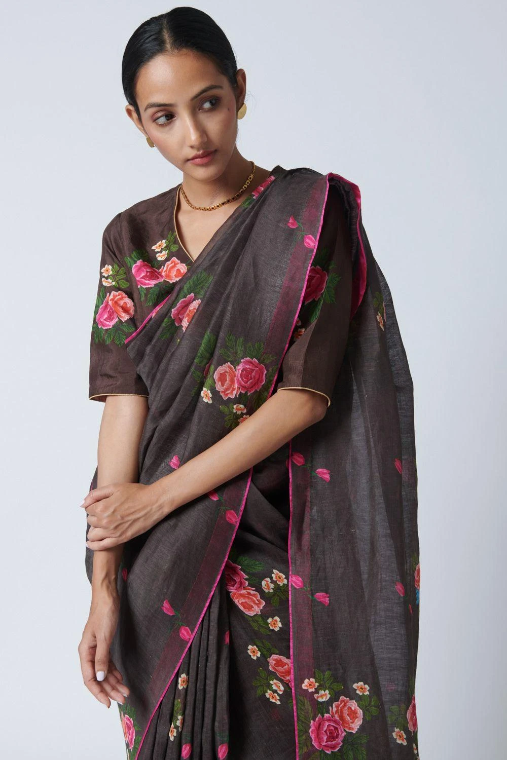 Nadiya Paar Rose Chintz Blouse 5 Nadiya Paar Rose Chintz Blouse - Image 3