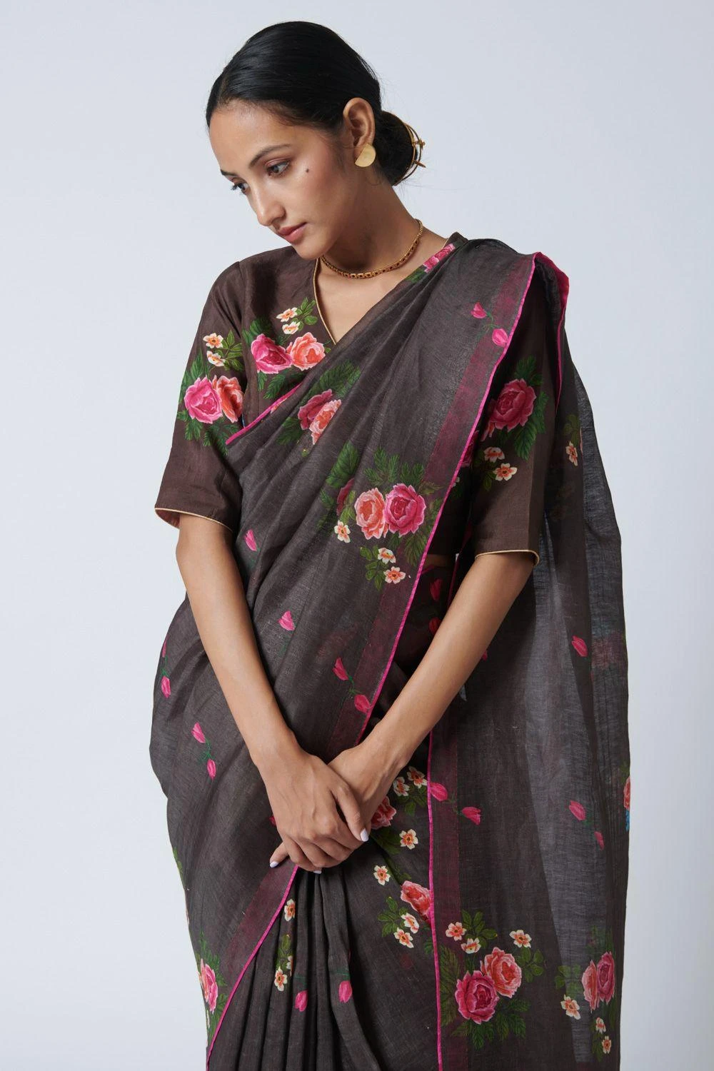 Nadiya Paar Rose Chintz Blouse 6 Nadiya Paar Rose Chintz Blouse - Image 4