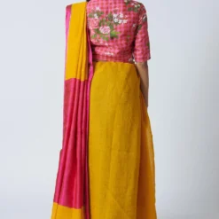 Nadiya Paar Pink Floral Blouse -Outlet Loometta Store 2623np17 5