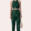November Noon Dragonfly Emerald Trousers -Outlet Loometta Store 271nn10 1