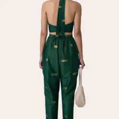 November Noon Dragonfly Emerald Trousers -Outlet Loometta Store 271nn10 3