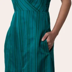 November Noon Bougainvillea Teal Jumpsuit -Outlet Loometta Store 271nn31 4