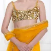 Dilnaz Marigold Embellished Bustier