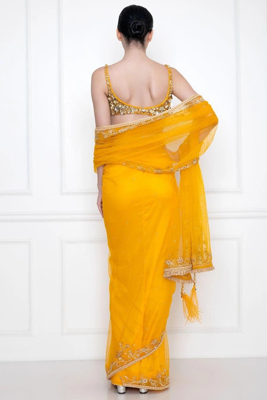 Dilnaz Marigold Embellished Bustier 5 Dilnaz Marigold Embellished Bustier - Image 3