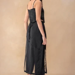 Bodhi Tree Black Appliqued Corset 5 Bodhi Tree Black Appliqued Corset -Outlet Loometta Store 2823bt12 2