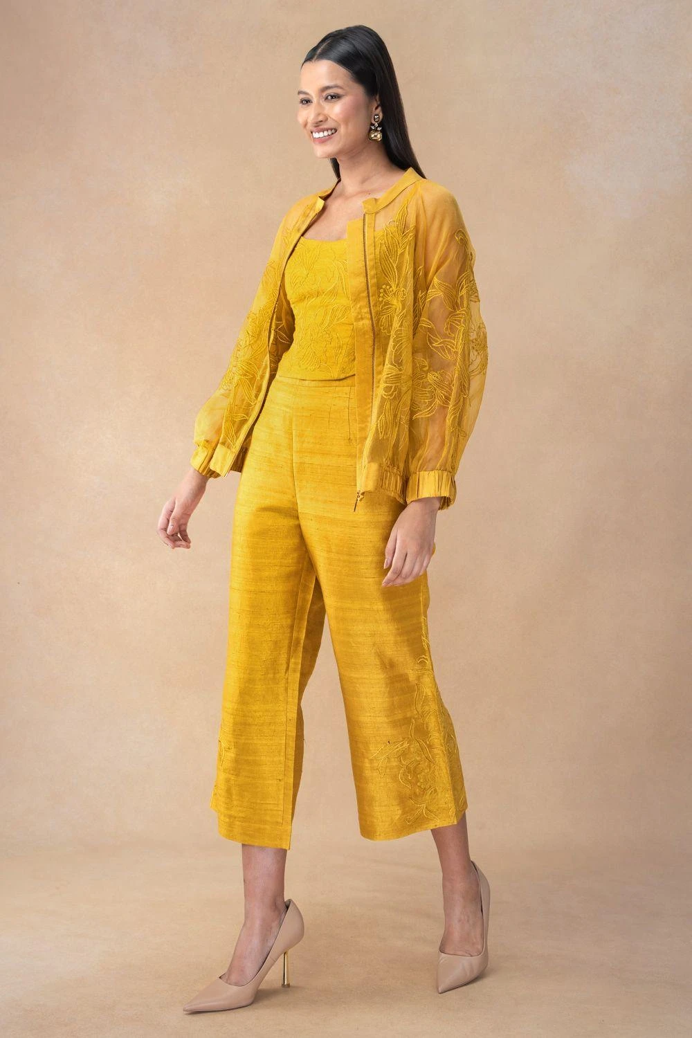 Bodhi Tree Yellow Boot Cut Pants 4 Bodhi Tree Yellow Boot Cut Pants - Image 2