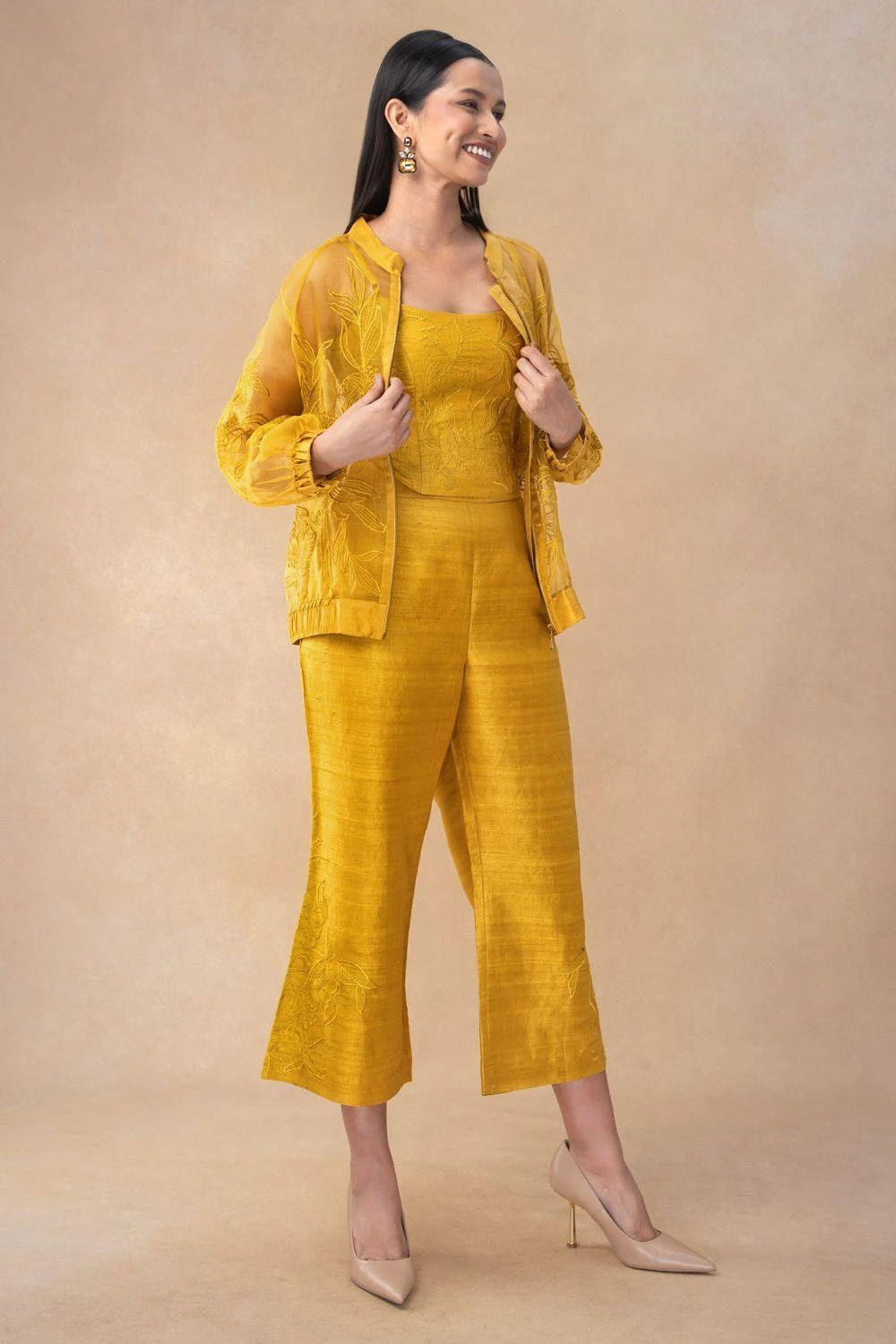 Bodhi Tree Yellow Boot Cut Pants 5 Bodhi Tree Yellow Boot Cut Pants - Image 3