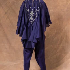 Jayanti Reddy Purple Satin Silk Dhoti -Outlet Loometta Store 283jr23 4