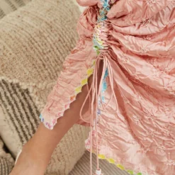 Twenty Nine Peach Shibori One Shoulder Dress 10 Twenty Nine Peach Shibori One Shoulder Dress -Outlet Loometta Store 287twennin9 4