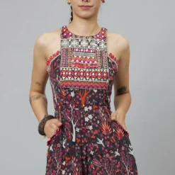 SVA Grey Abstract Printed Jumpsuit -Outlet Loometta Store 29523sva52 4