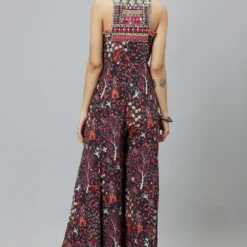 SVA Grey Abstract Printed Jumpsuit -Outlet Loometta Store 29523sva52 5