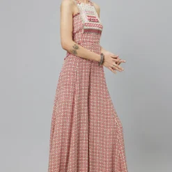 SVA Ivory Geometric Printed Jumpsuit -Outlet Loometta Store 29523sva53 3