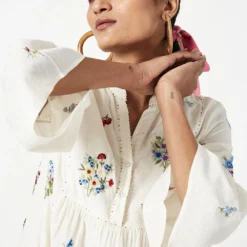 Payal Pratap Giardini Embroidered Dress -Outlet Loometta Store 29623ppg2 4