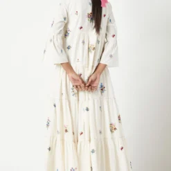 Payal Pratap Giardini Embroidered Dress -Outlet Loometta Store 29623ppg2 5