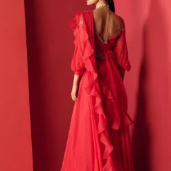 Ridhi Mehra Jaheem Jumpsuit With Dupatta & Belt 7 Ridhi Mehra Jaheem Jumpsuit With Dupatta & Belt -Outlet Loometta Store 300119 3