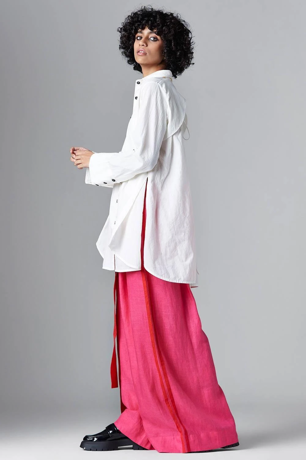 Chola White A-line Shirt 4 Chola White A-line Shirt - Image 2