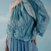 ILK Ice Blue One Shoulder Top -Outlet Loometta Store 307ilk6 1
