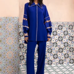 PATINE Zoe Moroccan Blue Shirt
