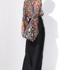 Saaksha & Kinni Pleated Shirt With Balloon Sleeves