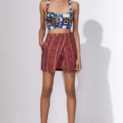 Saaksha & Kinni Mirror Printed Bustier