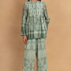 Ikai Granite Green Shibori Top