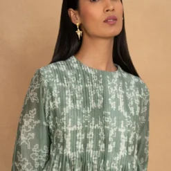 Ikai Granite Green Shibori Top 10 Ikai Granite Green Shibori Top -Outlet Loometta Store 31523ia3 4