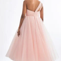 Gauri & Nainika Pink One Shoulder Draped Cutout Dress 9 Gauri & Nainika Pink One Shoulder Draped Cutout Dress -Outlet Loometta Store 3423gn15 4