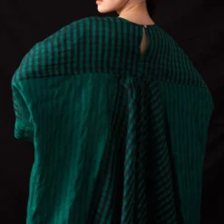 Amrich Tani Radiant Green Silk Hand-Woven Shirt -Outlet Loometta Store 41123am15 5