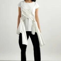 ECHO White Criss Cross Top -Outlet Loometta Store 476919 3